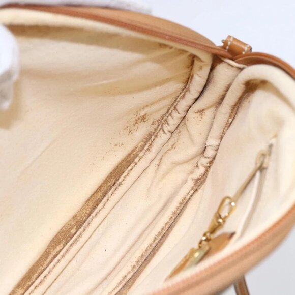 GUCCI Micro GG Supreme Shoulder Bag PVC Beige Gold 007 89 1113 Auth BA7112 - Picture 11 of 16